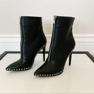 Wild Diva Faux Leather Black Booties 7